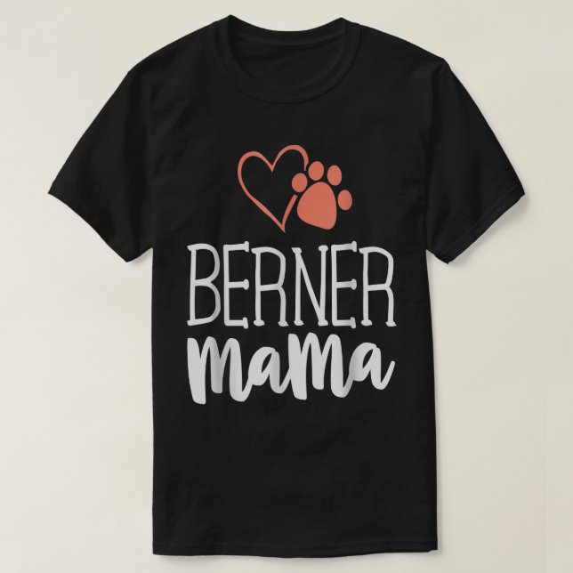 Berner Mama Shirt Bernese Mountain Dog Geschenke M (Design vorne)