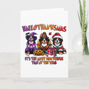 Berner Mountain Halloween Erntedankfest Weihnachte Karte