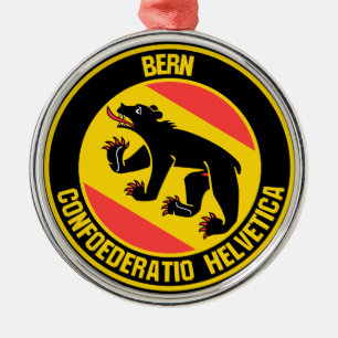 Berner RundEmblem Ornament Aus Metall