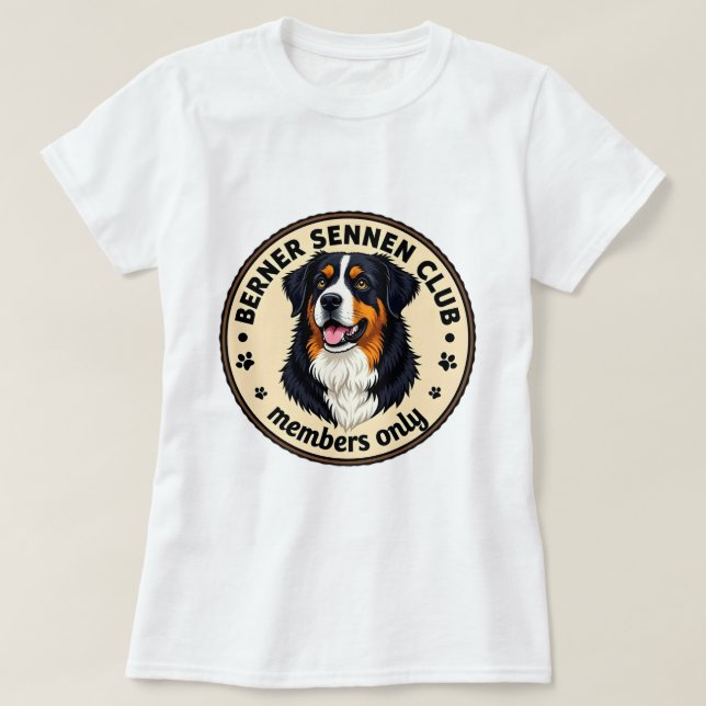 Berner Sennen 'Club - Member Only' T-Shirt (Design vorne)