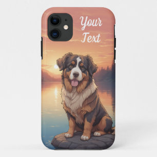 Berner Sennenhund am See Case-Mate iPhone Hülle