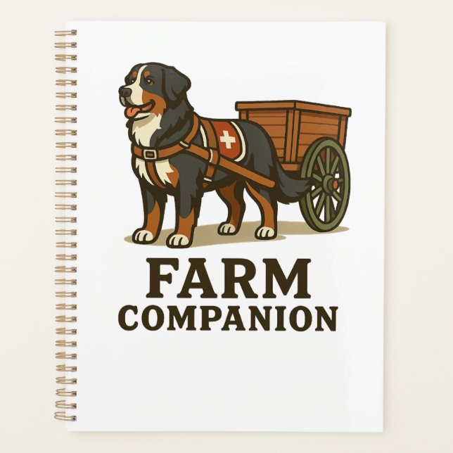 Berner Sennenhund arbeitender Hofbegleiter Planer (Vorderseite)