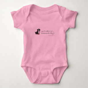 Berner Sennenhund Baby Strampler