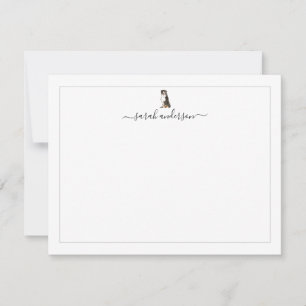 Berner Sennenhund Border Personalized Mitteilungskarte