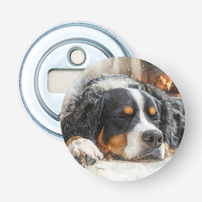 Berner Sennenhund Flaschenöffner (Vorderseite)