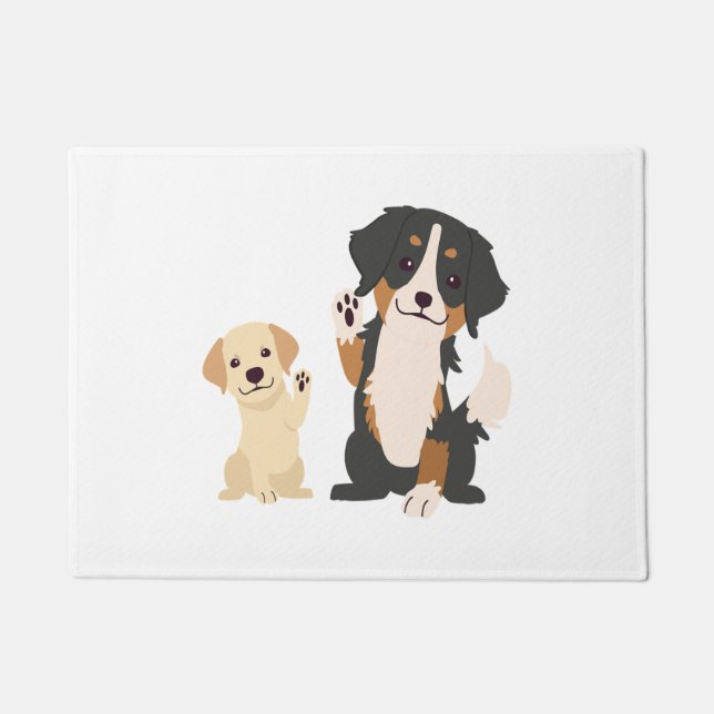 Berner Sennenhund  Fußmatte (Vorderseite)