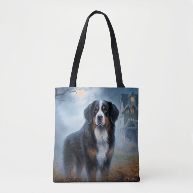 Berner Sennenhund Halloween Gruselig (Vorderseite)