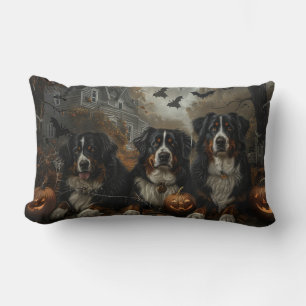 Berner Sennenhund Halloween Nacht Hundevergnügen Lendenkissen