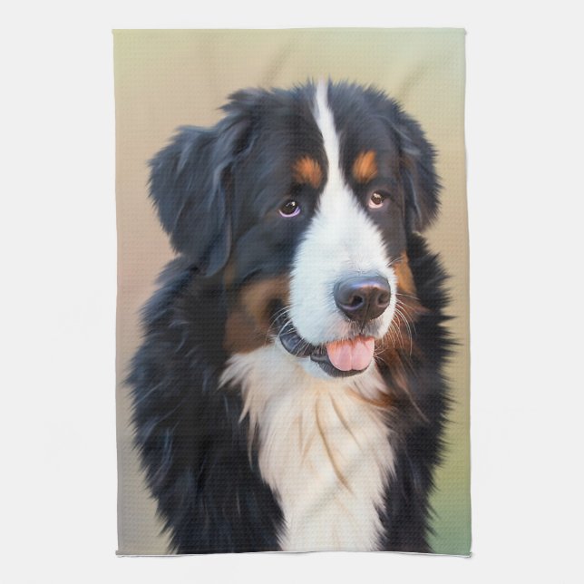 Berner Sennenhund Handtuch (Vertikal)