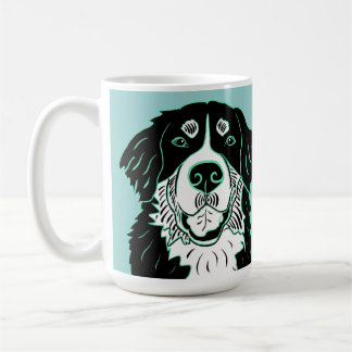 Berner Sennenhund Latte Tasse