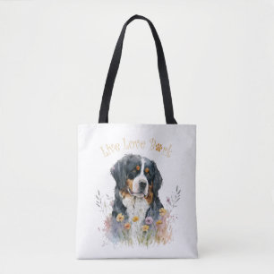 Berner Sennenhund-Mama Floral