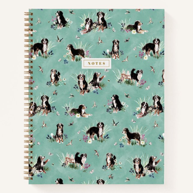 BERNER SENNENHUND NOTIZBUCH (Vorderseite)