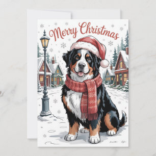 Berner Sennenhund personalisiertes Weihnachten 