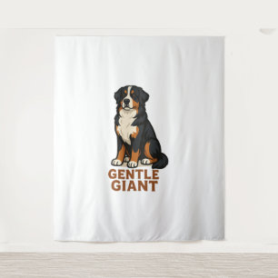 Berner Sennenhund Sanfter Riese. Wandteppich