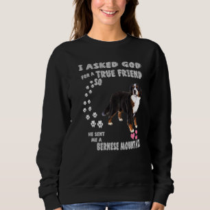Berner Sennenhund Sprichwort Mama Vater Print Bern Sweatshirt