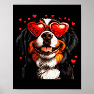 Berner Sennenhund Süß Berner Hundeliebhaber Valent Poster
