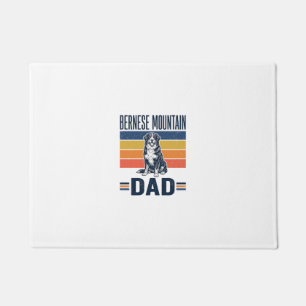 Berner Sennenhund-Vater Vintage-Vector-Design_1 Fußmatte