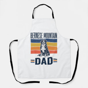 Berner Sennenhund-Vater Vintage Vector Design_1 Schürze