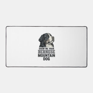 Berner Sennenhund Vintage Gravur Shirt Design Schreibtischunterlage