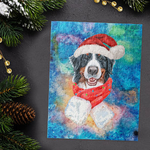 Berner Sennenhund Weihnachten Puzzle