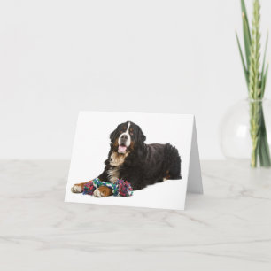 Berner Sennenhund-Welpen-Hunde-Notizkarte Karte