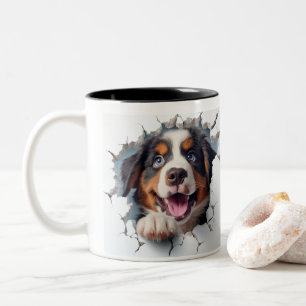 Berner Sennenhund Zweifarbige Tasse
