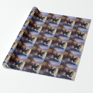Berner Weihnachtsfestzeit Geschenkpapier