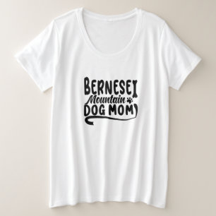 Berner Welpen-Mama, Berner Hundefrau Mutter, Berne Große Größe T-Shirt