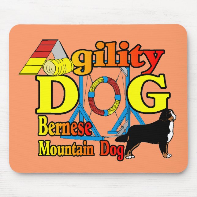Bernese Agility Gifts Mousepad (Vorne)