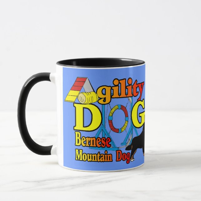 Bernese Agility Gifts Tasse (Links)