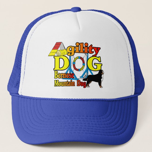 Bernese Agility Gifts Truckerkappe (Vorderseite)