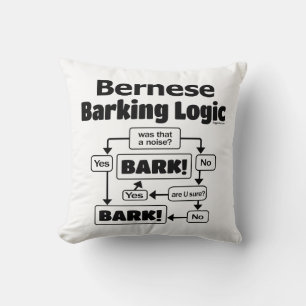 Bernese Barking Logic Kissen