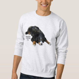 Bernese Berghundewolldecke-Pose-Schweiss-Shirt Sweatshirt