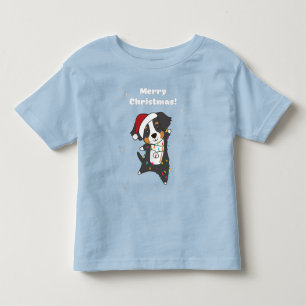 Bernese Frory Christmas Happy Christmas Hunde Todd Kleinkind T-shirt