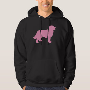 Bernese Gebirgshund (rosa Silhouette) Hoodie