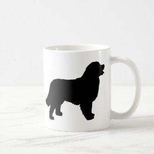 Bernese Gebirgshund (schwarze Silhouette) Kaffeetasse