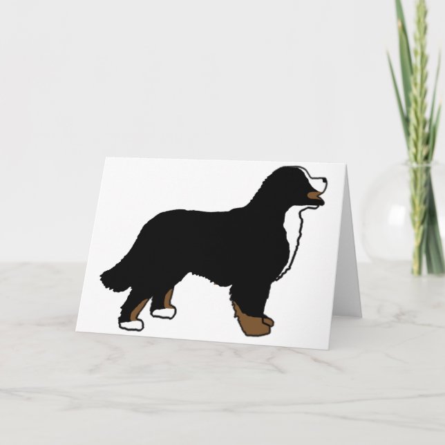 Bernese Gebirgshund Triclolor Karte (Vorderseite)