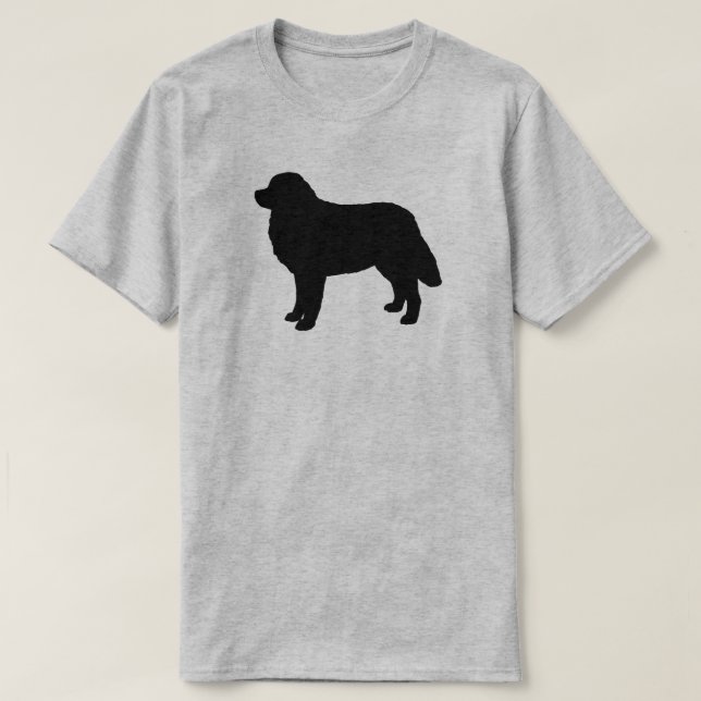 Bernese GebirgshundeSilhouette Berner Liebhabers T-Shirt (Design vorne)