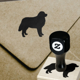 Bernese GebirgshundeSilhouette Gummistempel