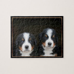 Bernese Gebirgshundewelpenpuzzlespiel Puzzle