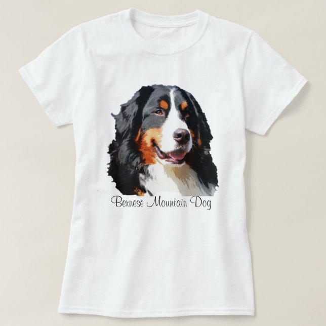 Bernese Hundシツ T-Shirt (Design vorne)