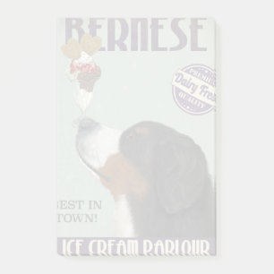 Bernese Ice Cream Post-it Klebezettel
