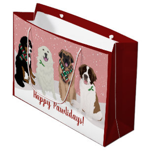 Bernese Leonberger Große Pyrenäen Weihnachten Geschenktüte