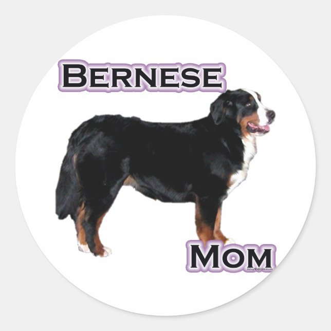Bernese Mama 4 - Aufkleber (Vorderseite)