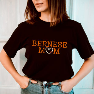 Bernese Mama Geschenk Bernese Berg Hund mit Herz T-Shirt