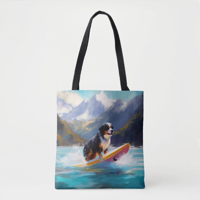 Bernese Mountain Beach Surf Malerei (Vorderseite)
