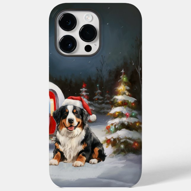 Bernese Mountain Caravan Weihnachtsabenteuer Case-Mate iPhone Hülle (Rückseite)