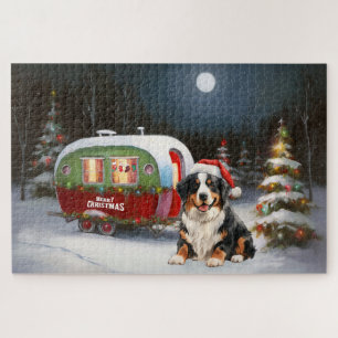 Bernese Mountain Caravan Weihnachtsabenteuer Puzzle