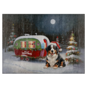 Bernese Mountain Caravan Weihnachtsabenteuer Schneidebrett
