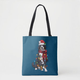 Bernese Mountain Christmas Light Funny Dog Lover